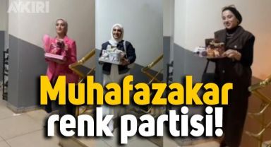 Muhafazakar kadınların renk partisi