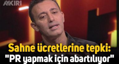 Mustafa Sandal'dan sahne ücretlerine tepki:
