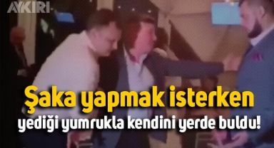 Rusya'da şakanın dozunu kaçıran arkadaşa, damat böyle karşılık verdi