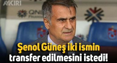 Şenol Güneş, 2 futbolcuyu Beşiktaş'a istedi: Fenerbahçe ve Galatasaray'ın da listesinde