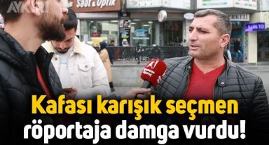 Sokak röportajında ilgin anlar:
