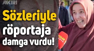 Sokak röportajında ilginç anlar: