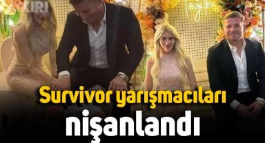 Survivor yarışmacıları İsmail Balaban ile İlayda Şeker nişanlandı