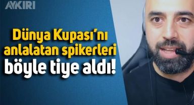 Tahsin Hasoğlu Dünya Kupası'ndaki maçları anlatan spikerleri bu video ile tiye aldı