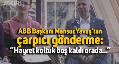 Teknoloji Merkezi'nde gençlerle buluşan Mansur Yavaş'tan 'Koltuk' göndermesi