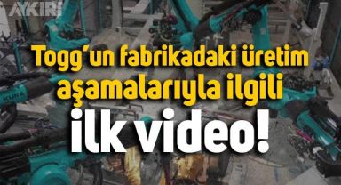 Togg'un resmi hesabından ilk video paylaşıldı