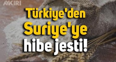 Türkiye'den Suriye'ye jest