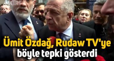 Ümit Özdağ, Rudaw TV'ye böyle tepki gösterdi: