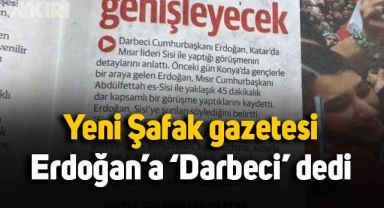 Yeni Şafak gazetesi, Cumhurbaşkanı Erdoğan için