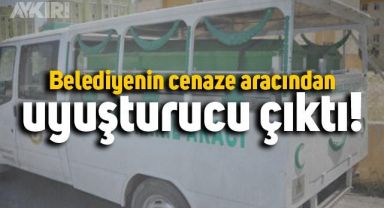 Yüreğir Belediyesi'ne ait cenaze aracının içindeki tabutlardan 5 kilo 810 gram esrar çıktı