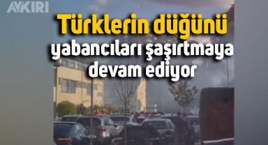 Yurt dışında gerçekleşen Türk düğünü izleyenleri şaşırttı