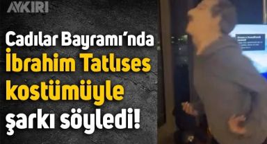 Zeynep Yılmaz, Cadılar Bayramı'nda İbrahim Tatlıses kostümüyle şarkı söyledi