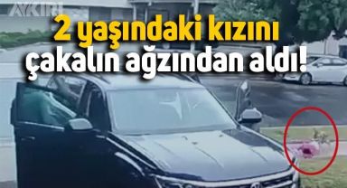 ABD'de 2 yaşındaki kızını çakalın saldırısından kurtaran adam