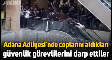 Adana Adliyesi karıştı: Güvenlik görevlilerin coplarını aldılar