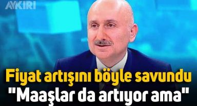 Adil Karaismailoğlu MTV, kasko zamlarını böyle savundu: