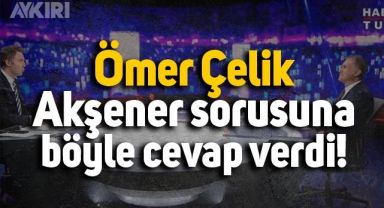 AKP Sözcüsü Ömer Çelik'ten Meral Akşener açıklaması: 