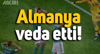  Almanya, Dünya Kupası'ndan elendi 