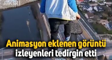 Animasyon eklenen görüntü izleyenlerin kalp atışını hızlandırdı