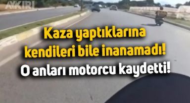 Antalya'da yaptıkları kazaya kendileri bile inanamadı: 107 metre sürüklendiler!