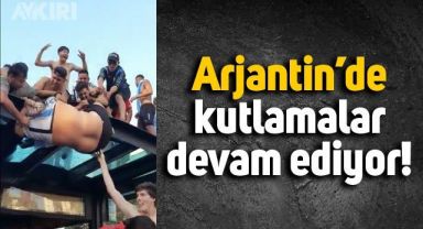 Arjantin'de devam eden kutlamalardan ilginç görüntüler