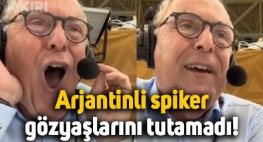 Arjantin - Fransa maçını anlatan spiker gözyaşlarını tutamadı