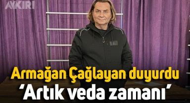 Armağan Çağlayan bu sözlerle duyurdu: