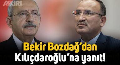 Bekir Bozdağ'dan Kemal Kılıçdaroğlu'na yanıt: