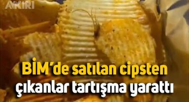 BİM'de satılan cips paketinden çıkan kıl ve tüyler