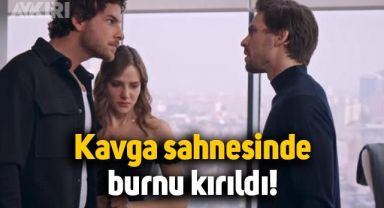 Bir Peri Masalı dizisinin setinde kaza: Kavga sahnesinde burnu kırıldı