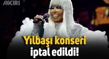 Bülent Ersoy'un yılbaşı konseri iptal edildi