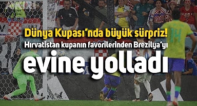 Büyük sürpriz! Dünya Kupası'nda ilk yarı finalist Hırvatistan oldu!