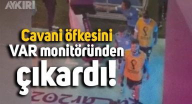 Cavani elenmenin sinirini VAR monitöründen çıkardı