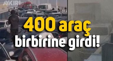 Çin'de yoğun sis ve buzlanmadan dolayı, 400 araç birbirine girdi