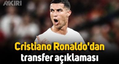 Cristiano Ronaldo'dan transfer açıklaması: Taraftarı sevindiren sözler