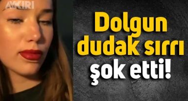 Dolgun dudak fotoğrafları için kullandığı hileyi paylaştı
