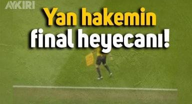 Dünya Kupası finalinde yan hakemin sahanın içine girdiği anlar