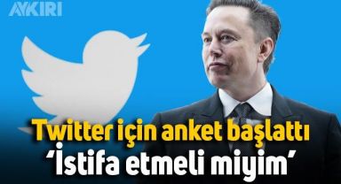 Elon Musk, kullanıcılara sordu: Twitter başkanlığından istifa etmeli miyim?