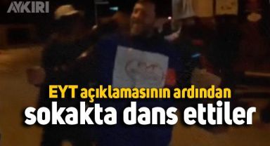 Erdoğan'ın EYT açıklaması, bazı vatandaşlara sokakta dans ettirdi