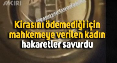 Esenyurt'ta bir apartman içinde yaşanan öfke dolu anlar böyle görüntülendi