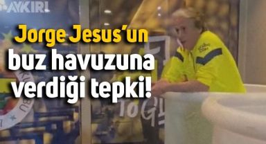 Fenerbahçe Teknik Direktörü Jorge Jesus buz havuzuna girdi