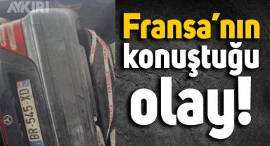 Fransa'da, Transporter'a koyulan Mercedes gündem oldu
