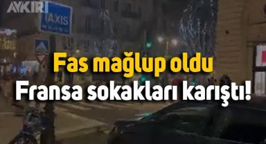 Fransa, Dünya Kupası'nda Fas'ı eledi, sokaklar karıştı