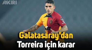 Galatasaray'dan cezalı duruma düşen Lucas Torreira için karar
