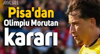Galatasaray'dan kiralanmıştı: Pisa'dan Olimpiu Morutan kararı