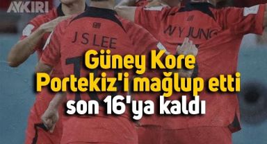  Güney Kore, Portekiz'i mağlup etti ve son 16'ya kaldı 