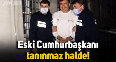 Gürcistan eski Cumhurbaşkanı Mihail Saakaşvili tanınmaz halde