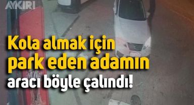 Güvenlik kamerasının kaydettiği hırsızlık anları pes dedirtti