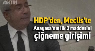HDP'li Taşçıer'in TBMM'de Kürtçe konuşma girişimi böyle durduruldu