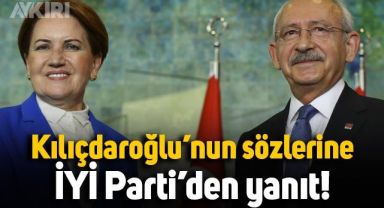 İYİ Parti'den Kemal Kılıçdaroğlu'nun sözlerine yanıt: Kazanacak aday vurgusu yapmak...