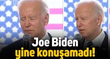 Joe Biden'ın yine dili sürçtü: